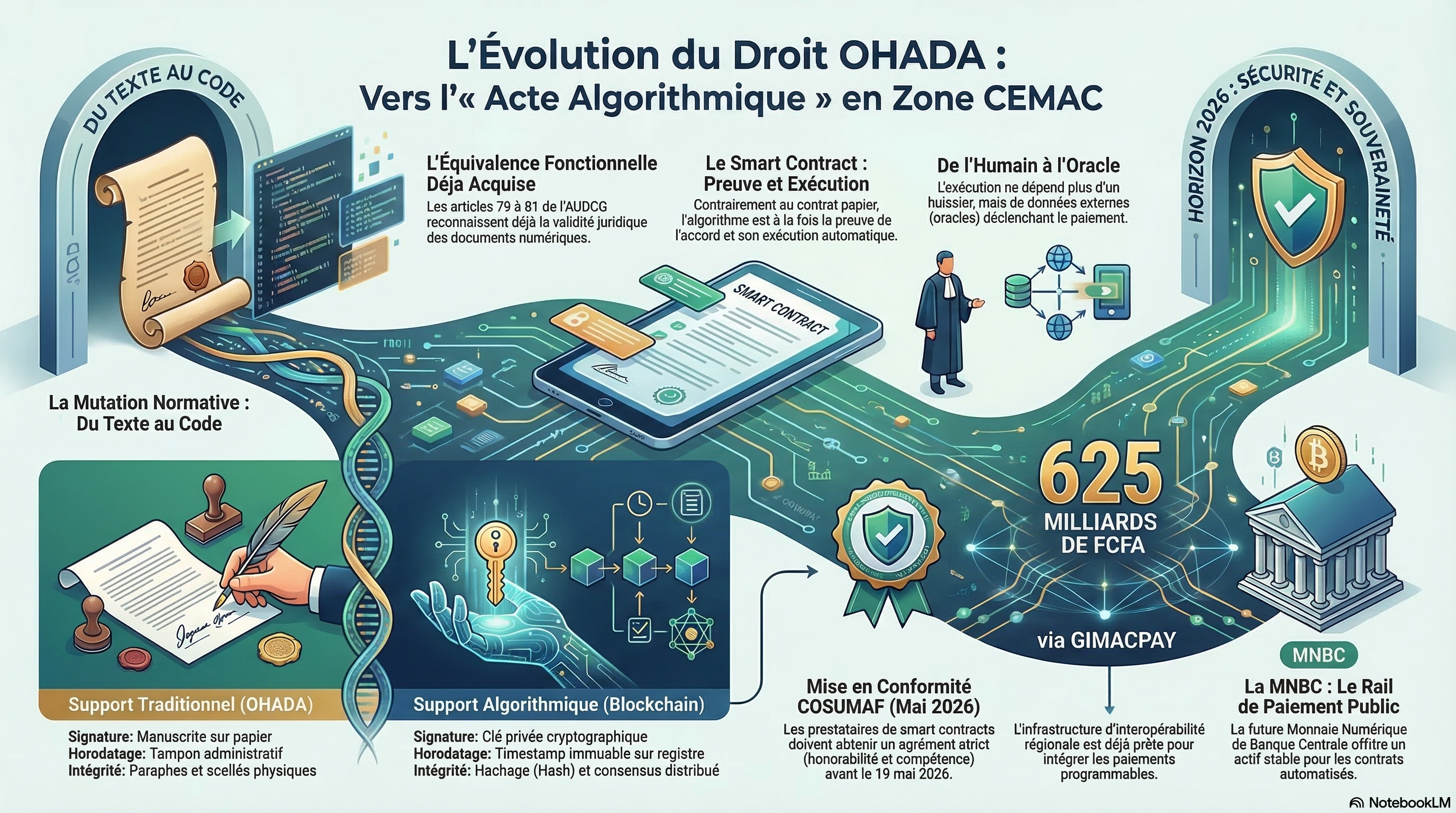 De l'Acte uniforme OHADA à l'Acte algorithmique : quelle réglementation pour les contrats intelligents (smart contracts) en zone CEMAC?