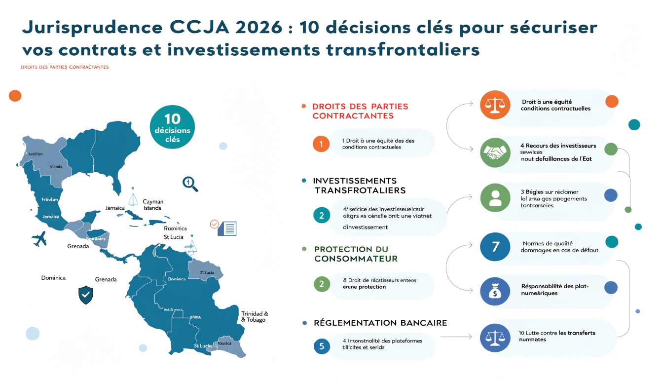 Jurisprudence CCJA 2026 : 10 décisions clés pour sécuriser vos contrats et investissements transfrontaliers