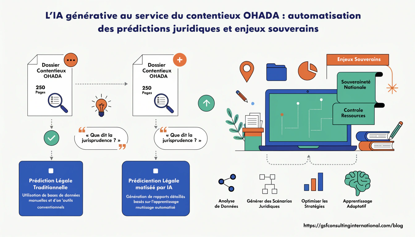 L'IA générative au service du contentieux OHADA : automatisation des prédictions juridiques et enjeux souverains