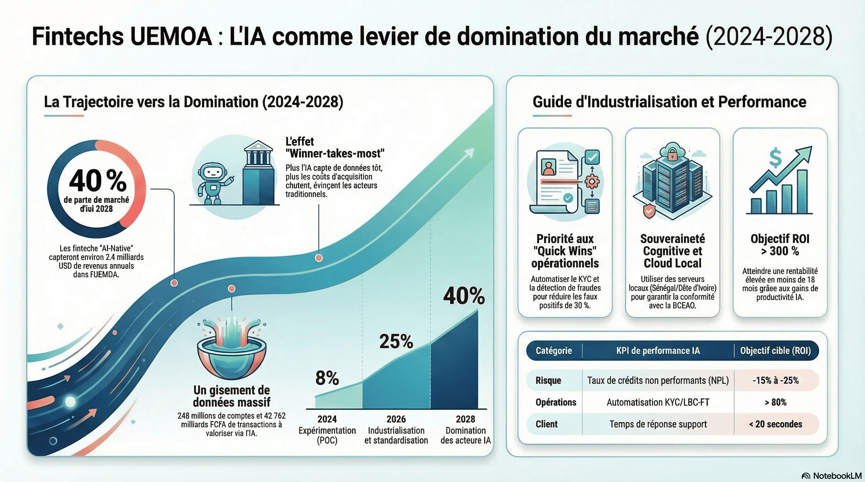 Fintech UEMOA 2028 : Pourquoi l'IA capturera 40% des parts de marché