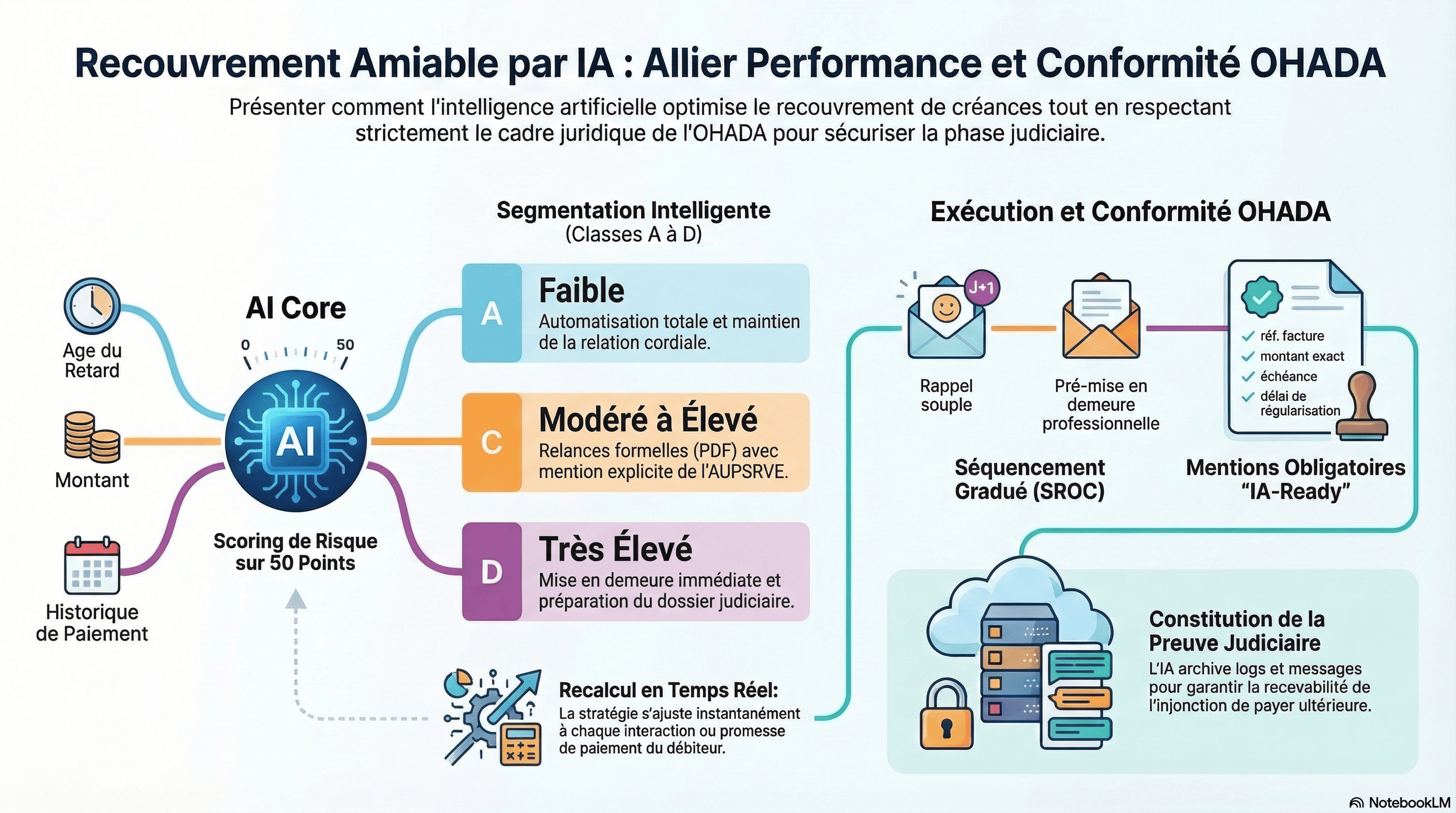 Recouvrement Amiable par IA : Relances Performance-Ready et Conformité OHADA