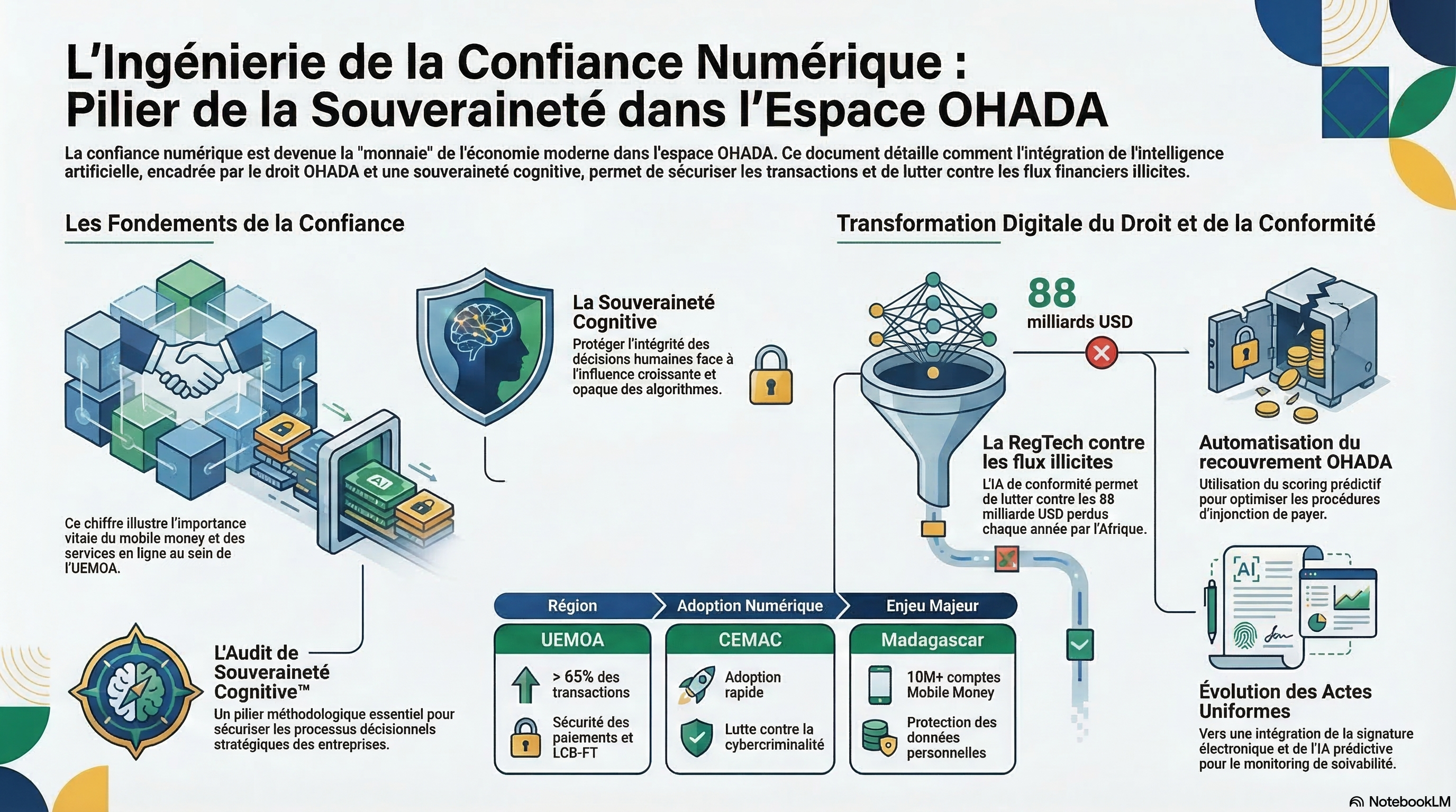 L'ingénierie de la confiance numérique et la souveraineté cognitive : les nouveaux actifs stratégiques de l'économie moderne dans l'espace OHADA