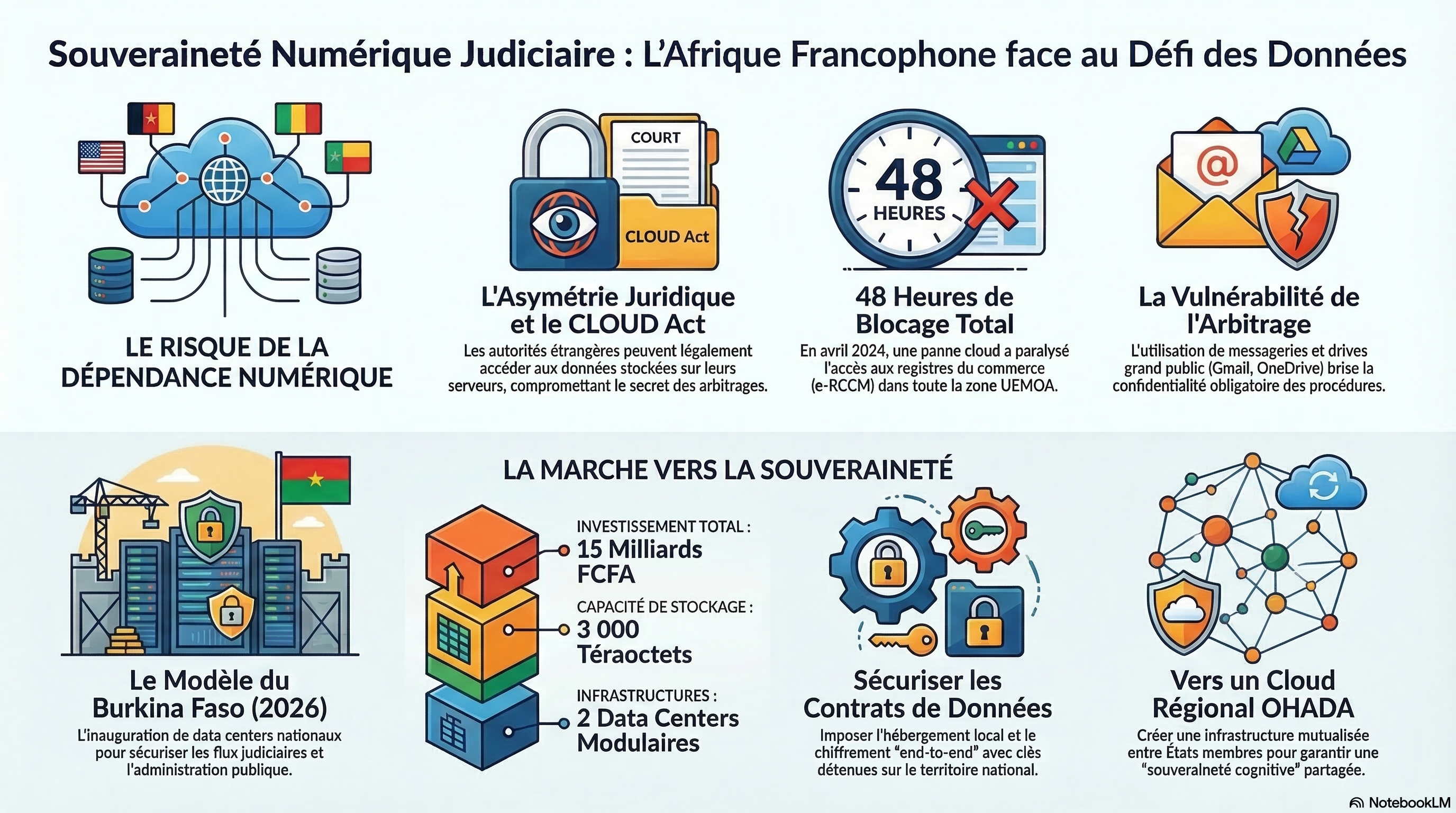 Géopolitique des données judiciaires en Afrique francophone : qui contrôle les infrastructures du droit numérique ?